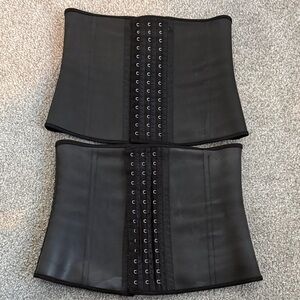 Lot of 2 Yianna Waist Trainers or Faja Shapewear. Short Torso. Sizes S and XS.